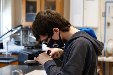 Joey building the Robots base