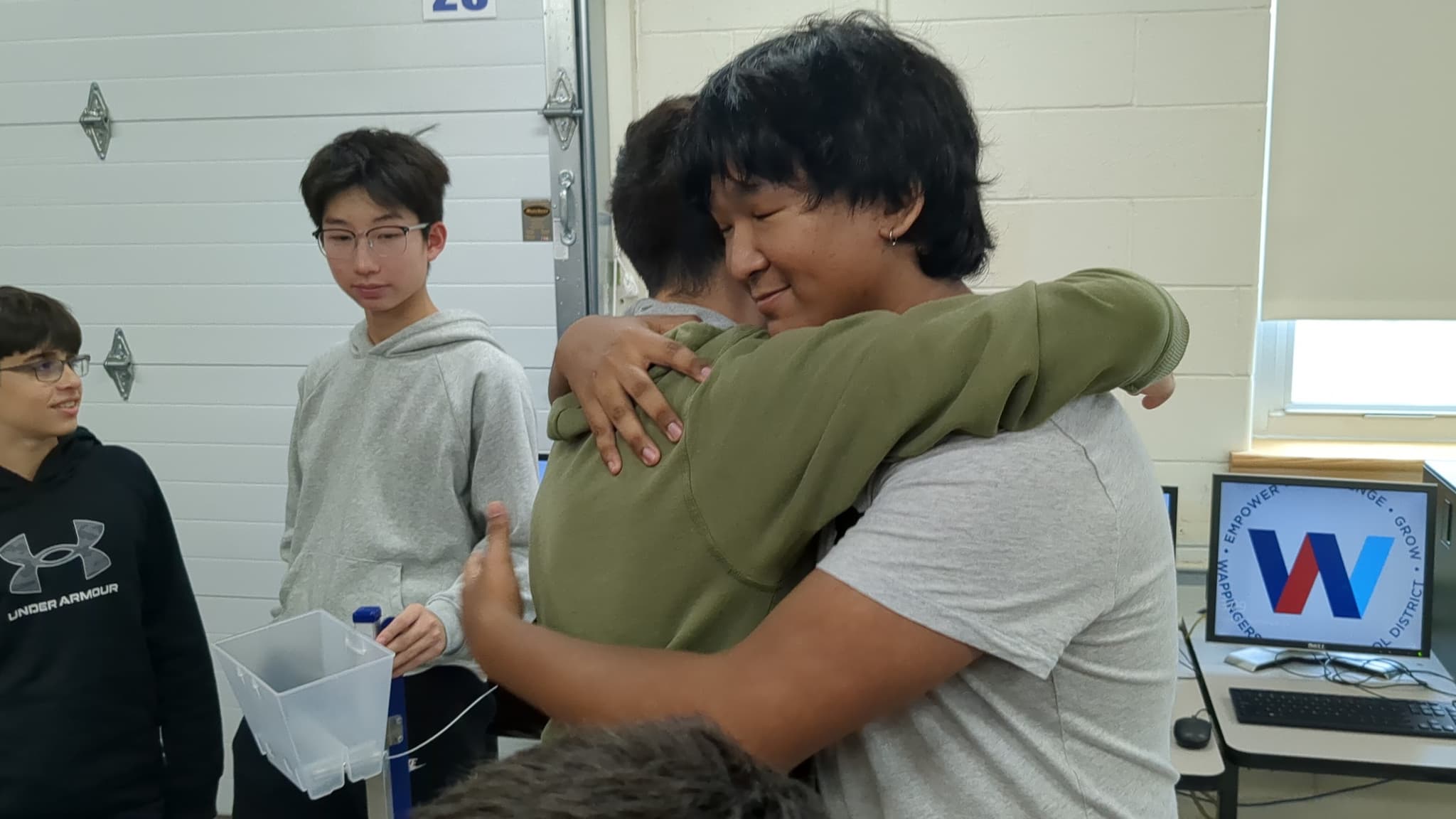 Joe spreading love.